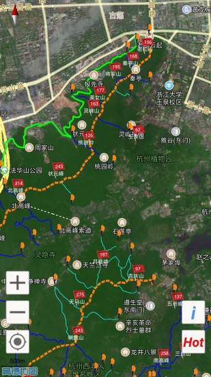 杭州登山地图极速版