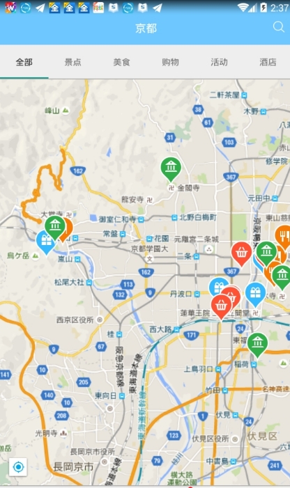 京都离线地图客户端